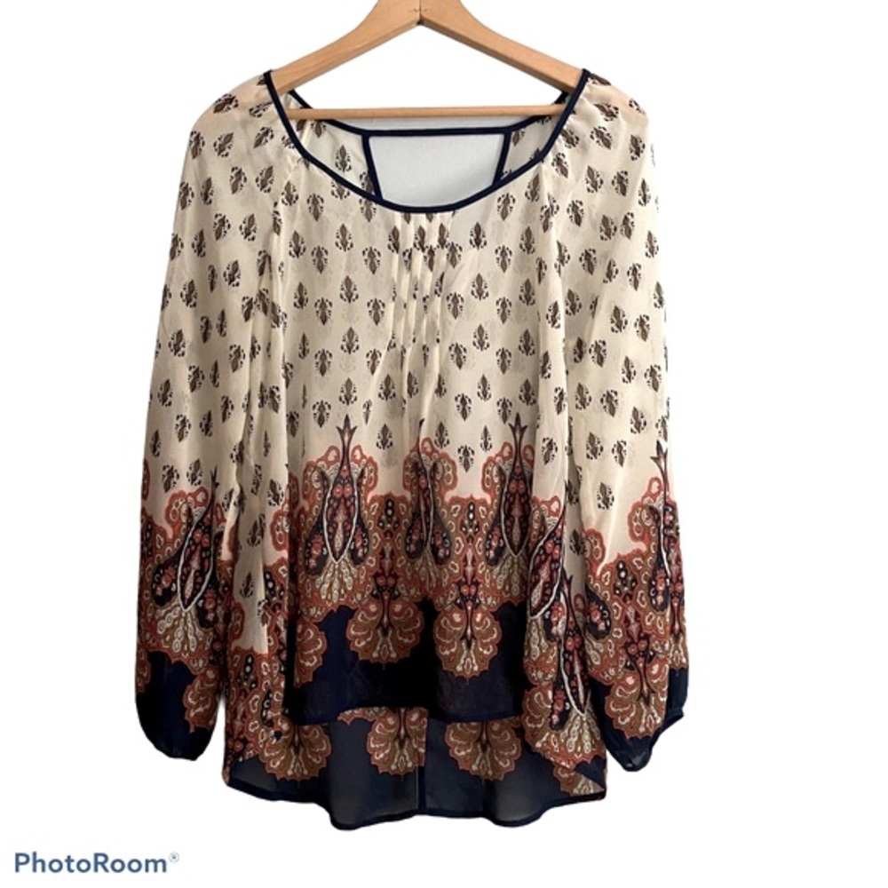 Blu Pepper Sheer Boho Tunic